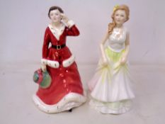Two Royal Doulton figures,