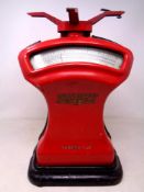 A set of Avery post office scales.