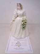 A Coalport limited edition figure, Diana Princess of Wales no.2098 of 12500 (AF).