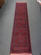 A Meshwani runner 261cm by 60cm