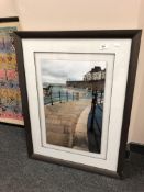 A photographic print of a coastal path, 37 cm x 57 cm.