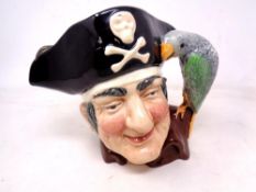 A large Royal Doulton character jug ' Long John Silver'