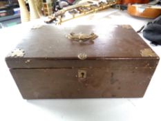 A brass bound box