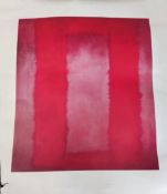 Mark Rothko (1903-1970) Red on Maroon, poster. Tate Gallery/Art Resource. NY. 31.5x23.
