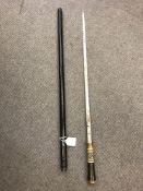 An early 20th century Indian sword stick,