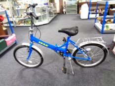 A Raleigh Ikea folding bicycle.