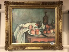 An Artagraph Edition on canvas : Still life with onions,