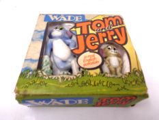A Wade porcelain Tom & Jerry in original box.