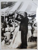 Vintage 1974 NBC photo of Marlon Brando in the film 'The Godfather' having the traditional first