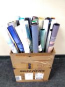 A box of over 40 British quad film posters (40