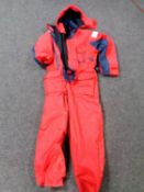 A Sunridge flotation suit.