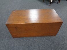 An Edwardian blanket box.