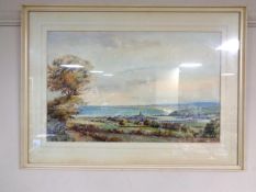 William Fergie (1893-1971) : Berwick on Tweed, watercolour, signed, 52cm by 34cm.