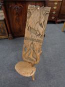 An African fertility chair.