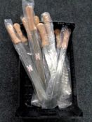 A box containing 10 Spear & Jackson machetes.