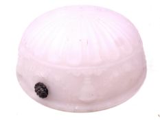An Art Deco opaque glass light shade.
