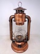 A Dietz paraffin lamp.