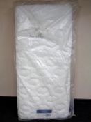 A Silent Night kids comfort collection 3' eco mattress.