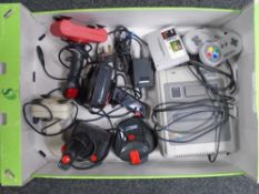 A Super Nintendo with FIFA 96, leads, controller,