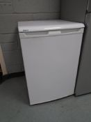 A Beko underbench fridge.