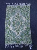 A Kashmiri hand stitched wool chain 88 cm x 58 cm