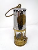 An Eccles Protector miner's lamp type GR6S.