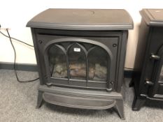 A Gazco Ashdon Cast Iron Electric Stove, Model No.