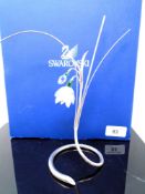 A Swarovski crystal Paradise Flower, Snowdrops Damarys Erinite.