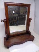 A Victorian toilet mirror.