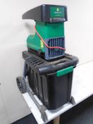 A Gardenline electric chipper-shredder.