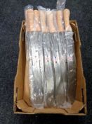 A box containing 10 Spear & Jackson machetes.