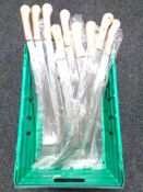 A box containing 10 Spear & Jackson machetes.