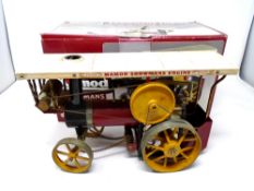 A Mamod Showman's engine (boxed)