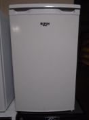 A Bush underbench fridge with ice box (no shelves).