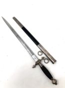 A German Third Reich Fire Officer's Dress Dagger by Carl Eickhorn, 13.