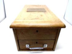 A vintage pine shop till / cash drawer