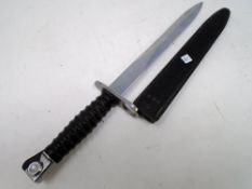 A Swiss bayonet in sheath