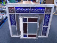 Two part antique sash windows