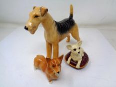 A Beswick Wire-Haired Terrier 
