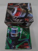 A Vigor Jade line fishing reel together with a Vigor silk line fishing reel (both boxed).