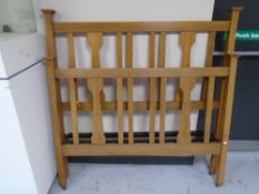 A pair of Edwardian oak 4'6