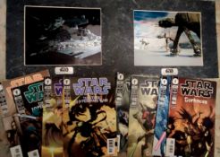 Star Wars - The Empire Strikes Back - ChromArt chromium prints of The Millennium Falcon,