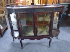 A Victorian mahogany chiffonière base.