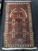 A Baluchi rug,