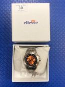 A Gentleman's stainless steel Ellesse wrist watch in box