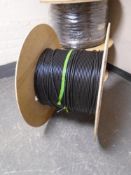 A spool of optical wire duct.