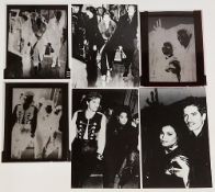 Photograph negatives depicting Janet Jackson and Madonna