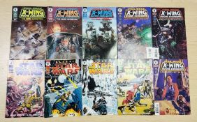 Six issues of Star Wars X Wing Rogue Squadron and Classic Star Wars