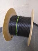 A spool of optical wire duct.