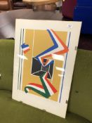 A 1970's signed limited edition screen print no.